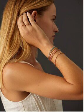 💜 Anthropologie Colorful Tennis Bracelet in Multi 💜